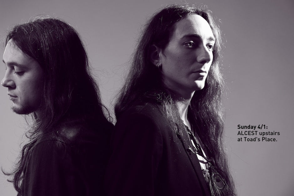 Alcest upstairs at Toad’s Place, Sunday 4/1