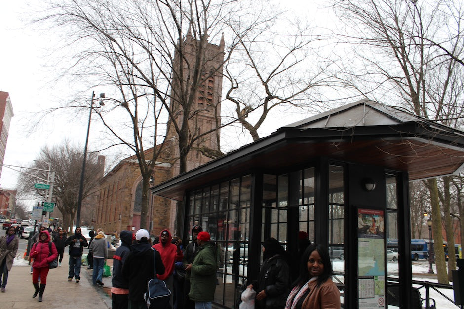 New Haven Green F6 Bus Stop