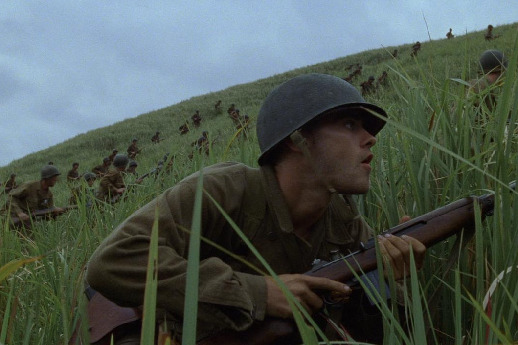 A partial still from The Thin Red Line (1998)
