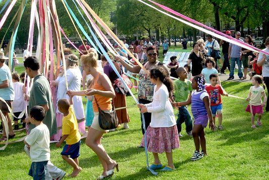 Dancing around the Maypole