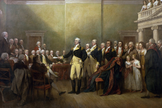 "General George Washington Resigning his Commission" by John Trumbull