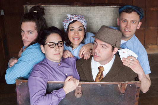 Gilbert Cast in a Trunk; photo by Lisa Daly and Dana Astmann