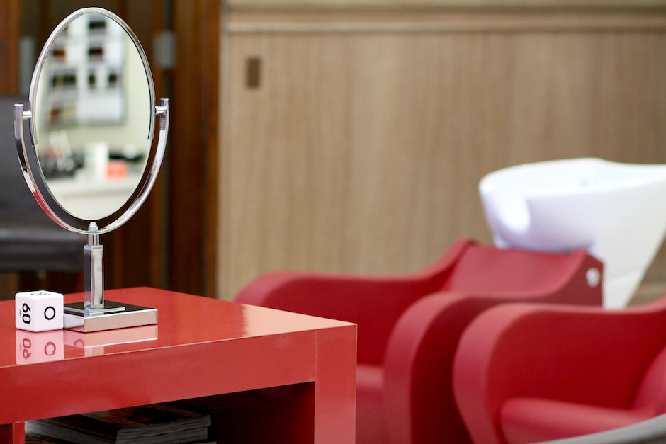 Makeup station at Capture Salon