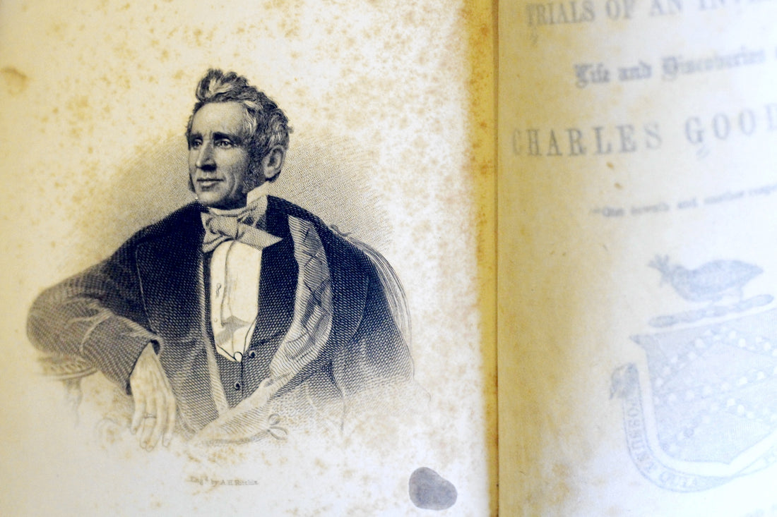 Depiction of Charles Goodyear