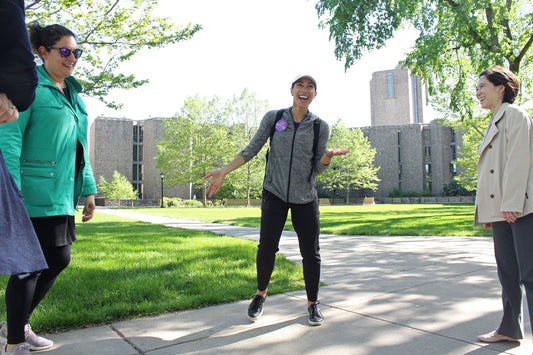 Shana Schneider with walking tour