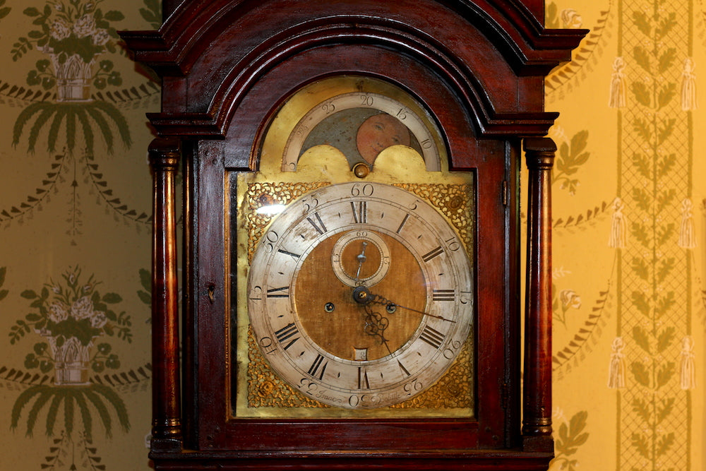 Grandfather clock at Thomas Darling House