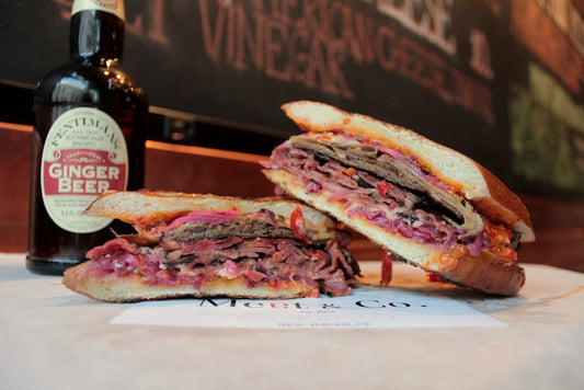 Rick Reuben sandwich at Meat & Co.