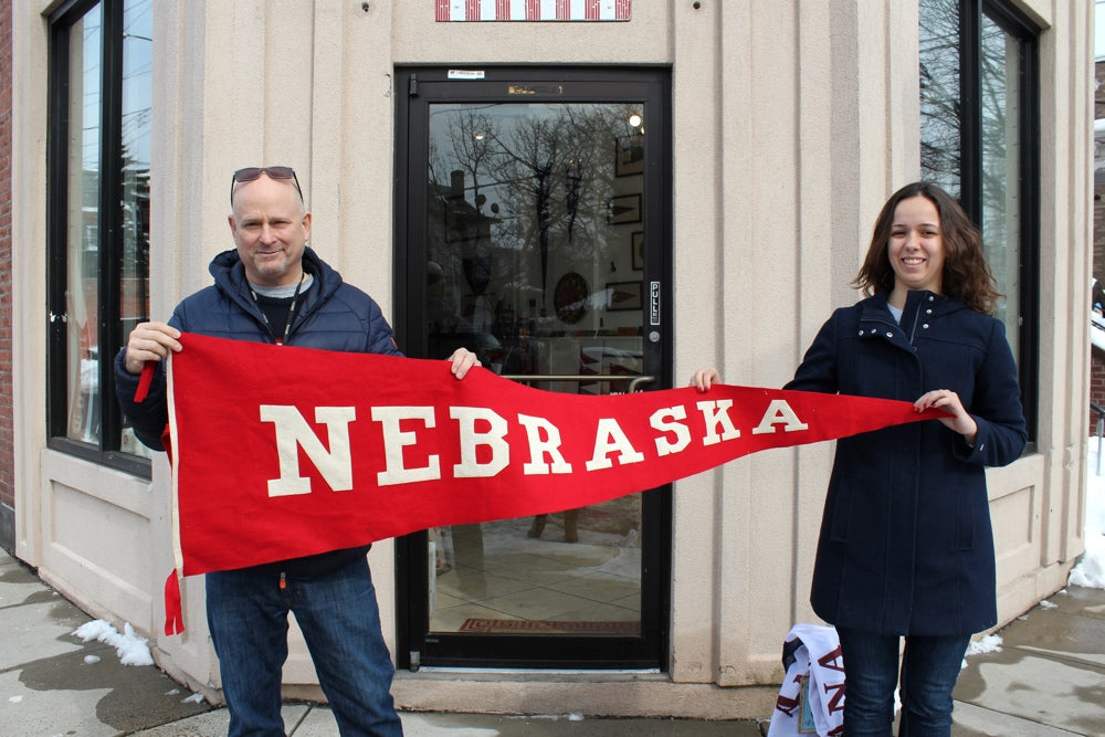 Steve and Kate Melillo outside Americana Memories