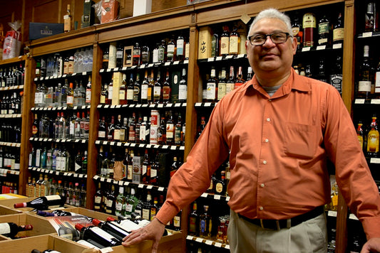 Ajit Patel, owner of OddBins Bottle Shop