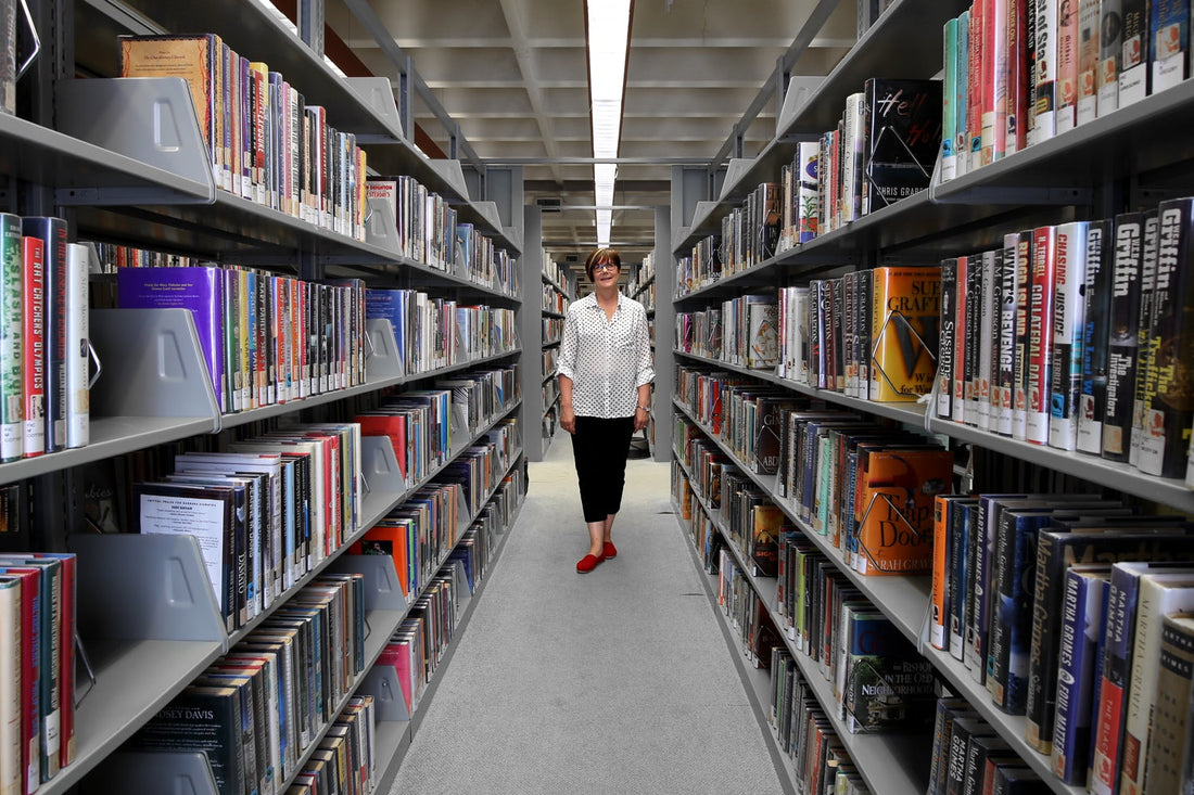 Karen E. Olson in Ives Main Library