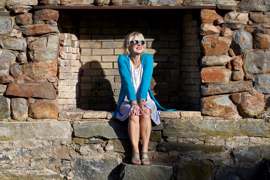 Sandi Shelton, a.k.a. Maddie Dawson, in Rollwood Park in Guilford, CT