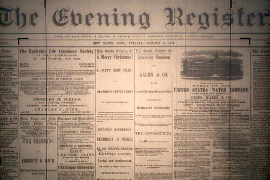 Evening Register - January 3, 1871