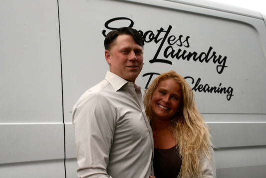 Dave Breton and Felicity Fries of Spotless Laundry