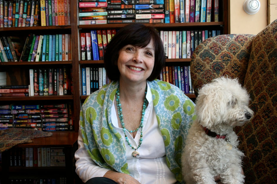 Linda Mooser, owner of Books & Company, and Lily