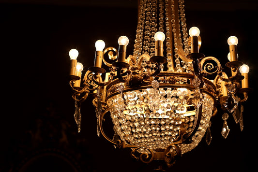 Chandelier at Lyric Hall, New Haven