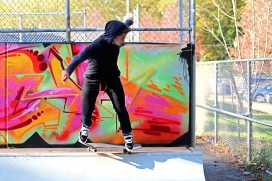 Skater in Edgewood Skatepark (2014)