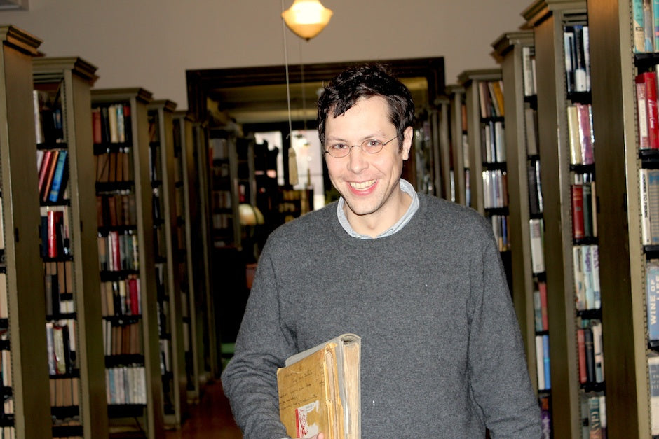 Will Baker at the Institute Library