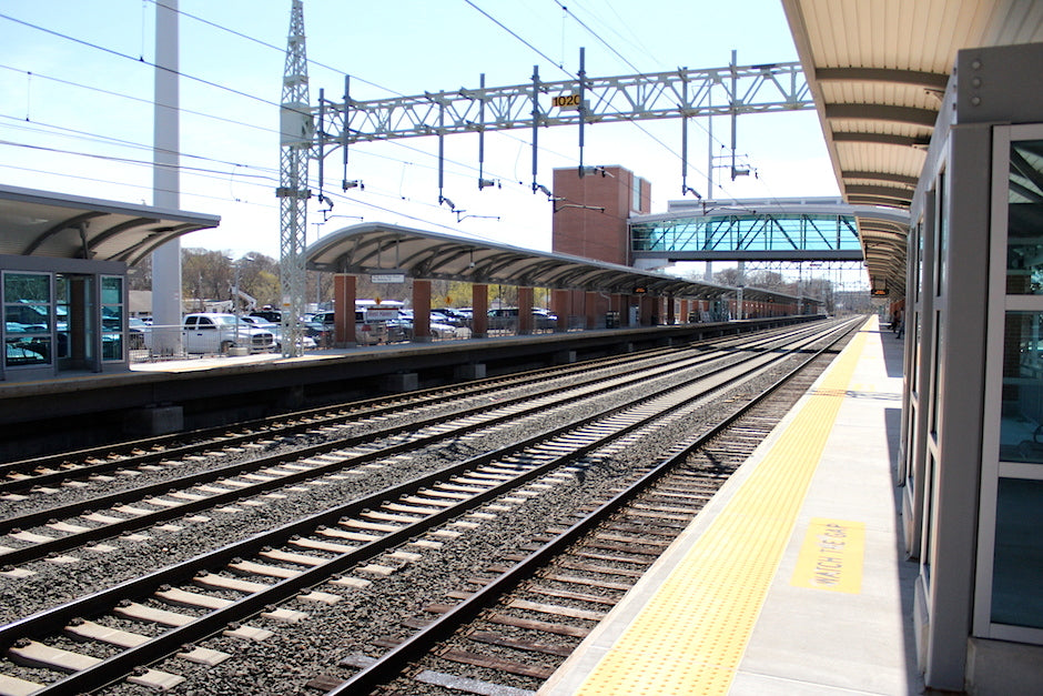 West Haven Commuter Rail Station tracks