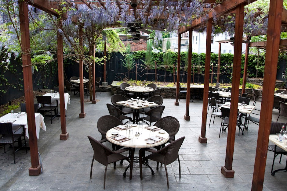 Back Patio at L’Orcio