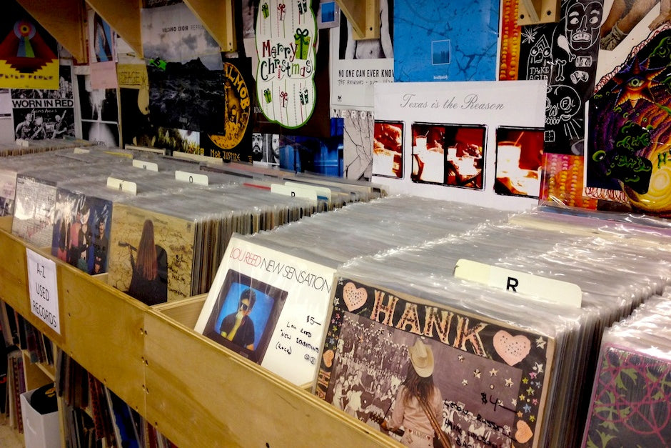 Racks at Redscroll Records